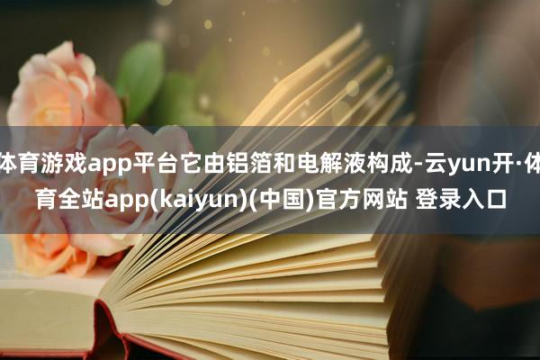 体育游戏app平台它由铝箔和电解液构成-云yun开·体育全站app(kaiyun)(中国)官方网站 登录入口